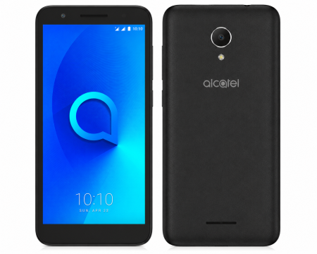 Telefoane Alcatel - Telefon mobil Alcatel 1 Dual SIM, 32GB, 4G, Volcano Black (Nou)