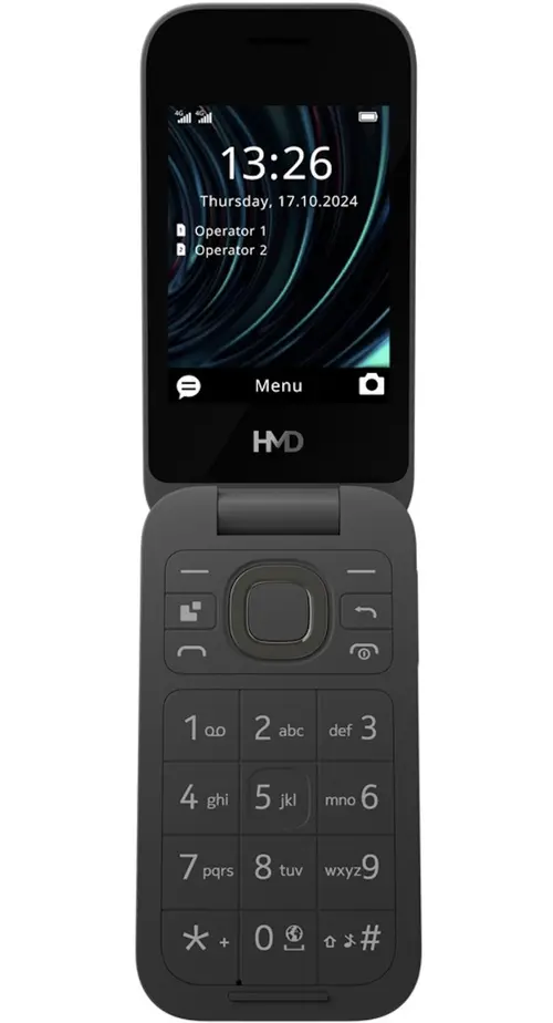 Telefoane Nokia - Telefon Mobil Dual SIM Nokia 2660 Flip, 4G, Black