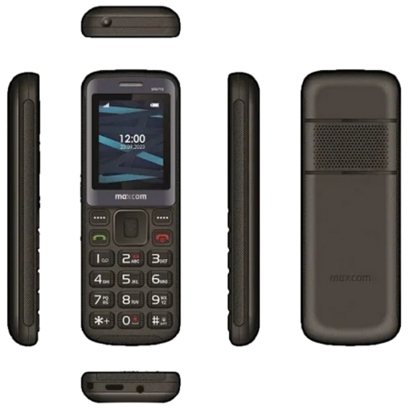 Telefoane Maxcom - Maxcom MM718 – Telefon mobil clasic, single sim, Negru (Nou, Garanție 24 luni)