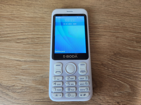 Telefoane mobile - Telefon mobil E-Boda Speak T328 alb folosit