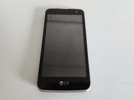 Telefoane Orange - Telefon mobil LG K4, K130E, Dual Sim, 8GB, 4G, Alb
