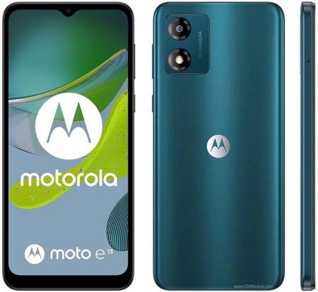 Telefoane Motorola - Motorola Moto E13 – 64GB, 2GB RAM, 4G, Aurora Green (Nou, Garanție 24 luni)