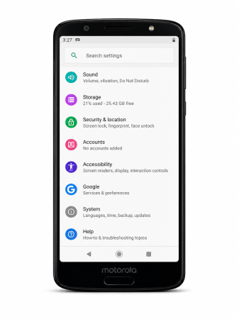 Telefoane Motorola - Telefon mobil Motorola Moto G6, Dual SIM, 32GB, XT1925-4