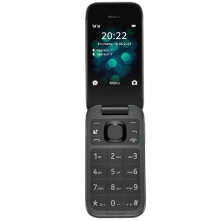 Telefoane mobile - Telefon Mobil Dual SIM Nokia 2660 Flip, 4G, Black