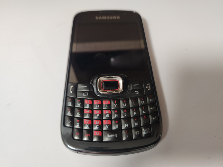 Telefoane Samsung - Telefon mobil Samsung B7330 Omnia PRO negru folosit