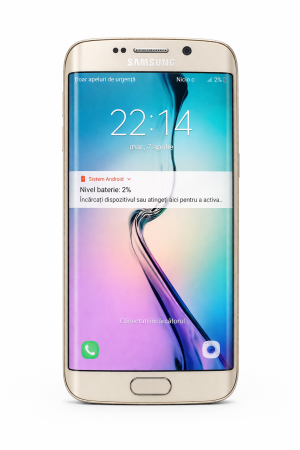 Telefoane Samsung - Telefon mobil Samsung Galaxy S6 edge g925 folosit alb