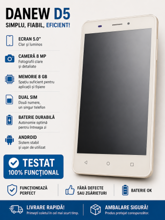 Telefoane Alcatel - Telefon mobil Danew D5 folosit