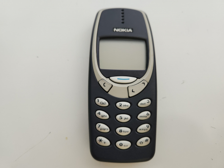 Telefoane Nokia - Telefon Nokia 3310 folosit cu carcasa albastra clasica
