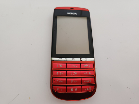 Telefoane Nokia - Telefon Nokia Asha 300 rosu folosit