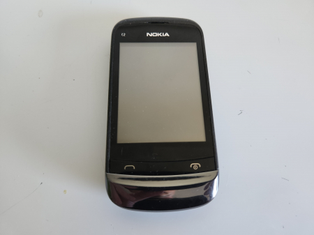 Telefoane Nokia - Telefon Nokia C2-02 negru folosit