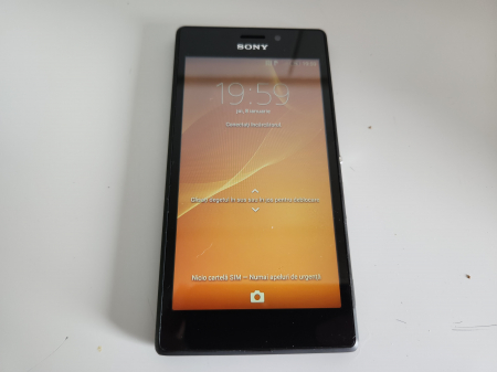 Telefoane Sony - Telefon Sony Xperia M2 D2303 negru impecabil