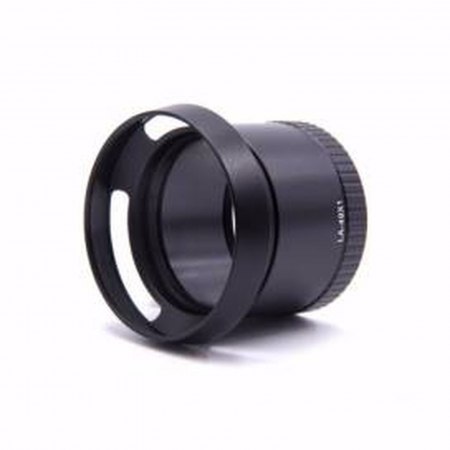 Filtru Camera - Tub adaptor de filtrare cu parasolar negru pentru Leica X1, X2