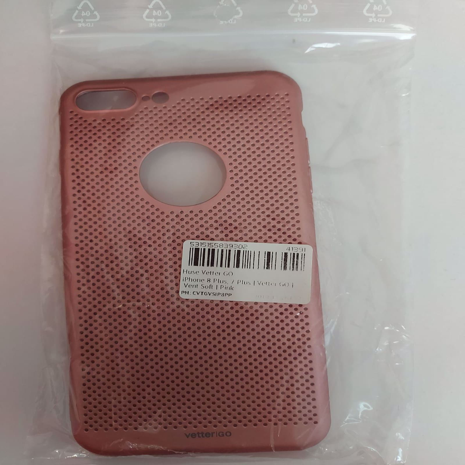 cauti Husa Iphone 7 Plus si 8 Plus silicon roz