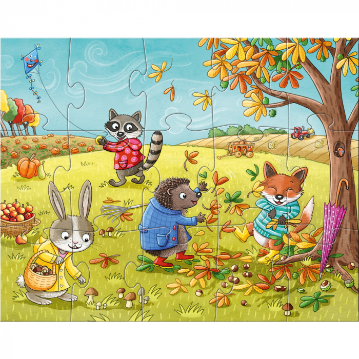 Set 4 puzzle-uri - Anotimpurile (HABA) [5]