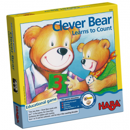 Boardgames - Joc de societate, Micul ursulet invata sa numere, HABA, +3 ani