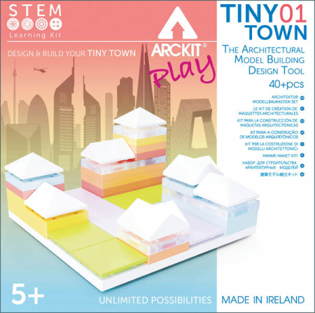 Kit constructie arhitectura - Tiny Town 1, 40 piece Architectural Model Kit [0]