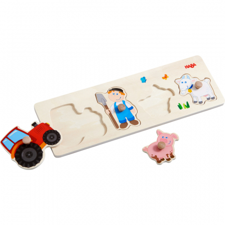 Puzzle - Puzzle lemn - Viata la tara (303185)