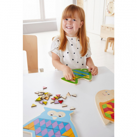 Puzzle - Puzzle mandala lemn - Animal trio