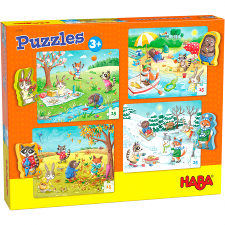 Set 4 puzzle-uri - Anotimpurile (HABA) [1]