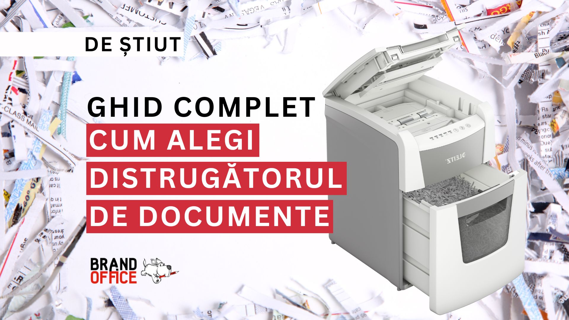 Protejeaza-ti datele: ghid complet pentru alegerea unui distrugator de documente