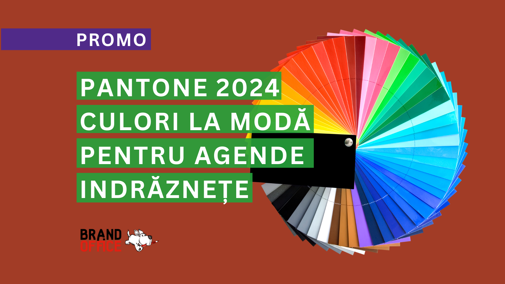 Trenduri Pantone în 2024 - Alege culori indraznete pentru agendele personalizate