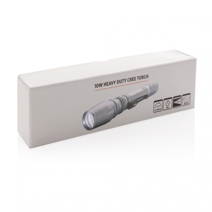 Lanterna Heavy Duty 10W CREE™ LED din aluminiu – 250 lumeni, IPX4, zoom [6]