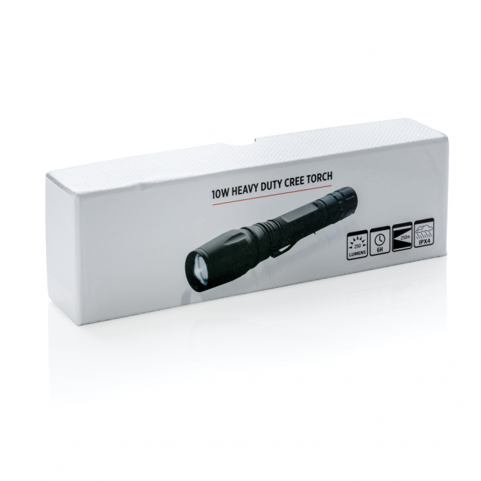 Lanterna Heavy Duty 10W CREE™ LED din aluminiu – 250 lumeni, IPX4, zoom [8]