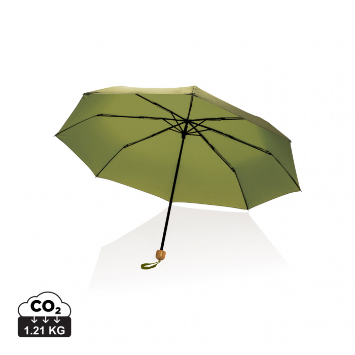 Umbrela mini Impact AWARE RPET bambus 20.5” [1]