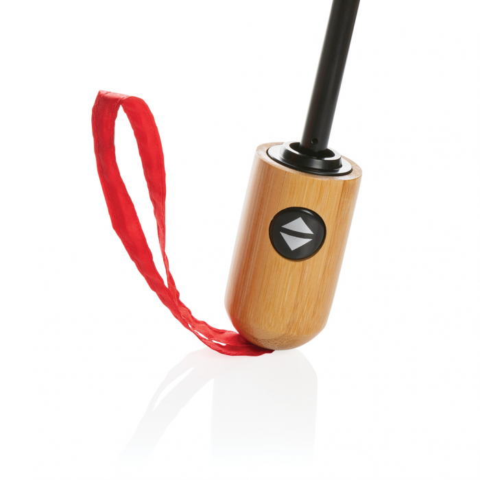 Umbrela automata Impact AWARE RPET 21” cu maner bambus [5]