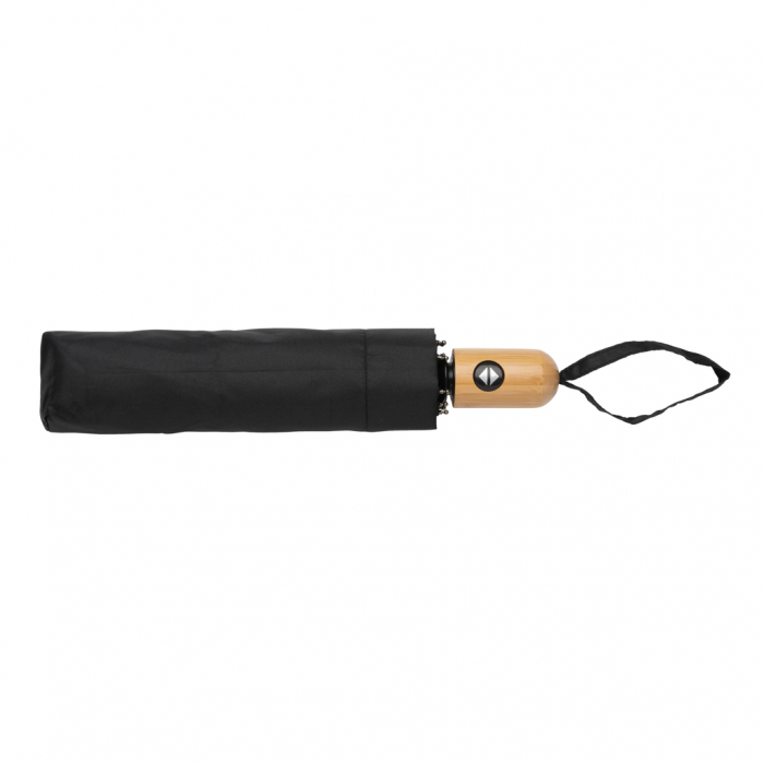 Umbrela automata Impact AWARE RPET 21” cu maner bambus [6]