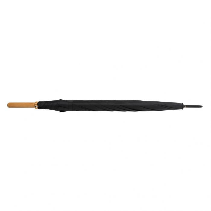 Umbrela automata Impact AWARE RPET 27” cu maner bambus [4]