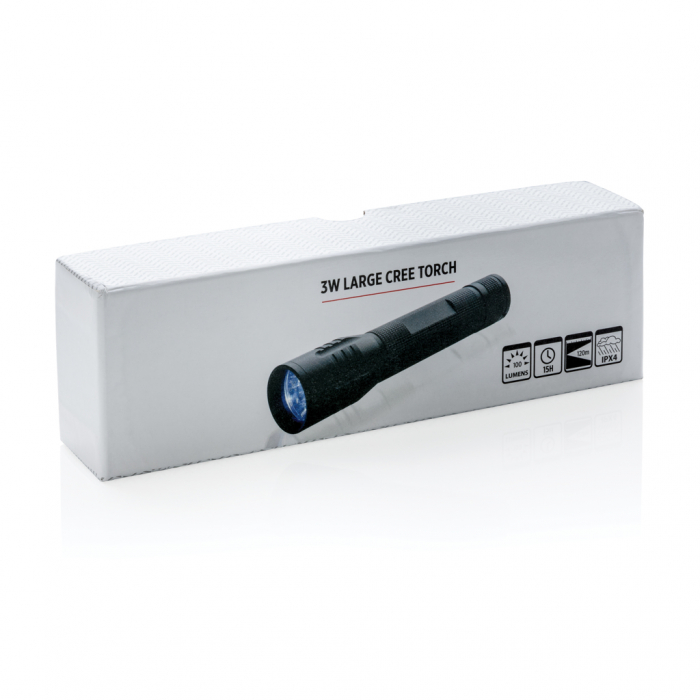Lanterna mare 3W CREE™ LED din aluminiu – 100 lumeni, raza 250 m [6]