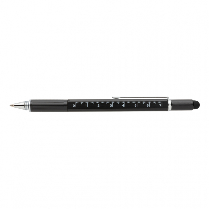 Pix multifunctional 5-in-1 din alama si aluminiu cu stylus si rigla [6]