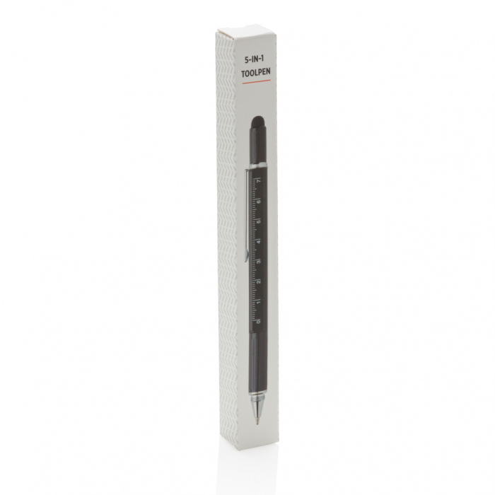 Pix multifunctional 5-in-1 din alama si aluminiu cu stylus si rigla [13]