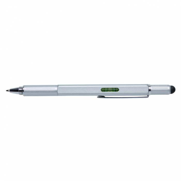 Pix multifunctional 5-in-1 din alama si aluminiu cu stylus si rigla [9]