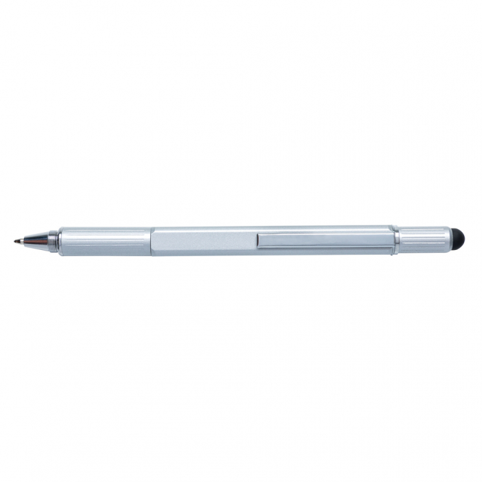Pix multifunctional 5-in-1 din alama si aluminiu cu stylus si rigla [8]