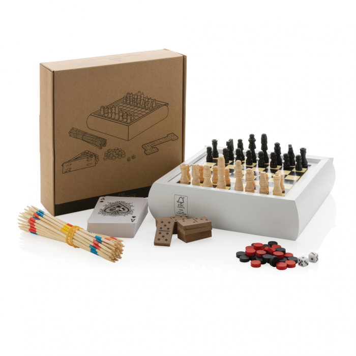 Set jocuri 5 in 1 din lemn FSC® [8]