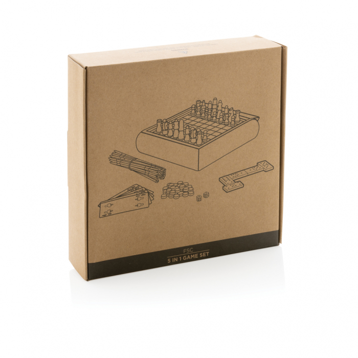 Set jocuri 5 in 1 din lemn FSC® [9]