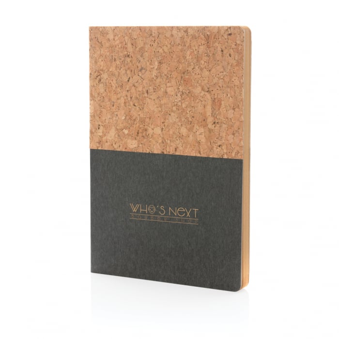 Agenda A5 eco cu coperta din pluta si kraft – hartie reciclata, sustenabila [6]
