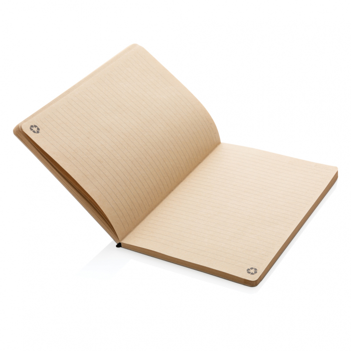 Agenda A5 eco cu coperta din pluta si kraft – hartie reciclata, sustenabila [5]