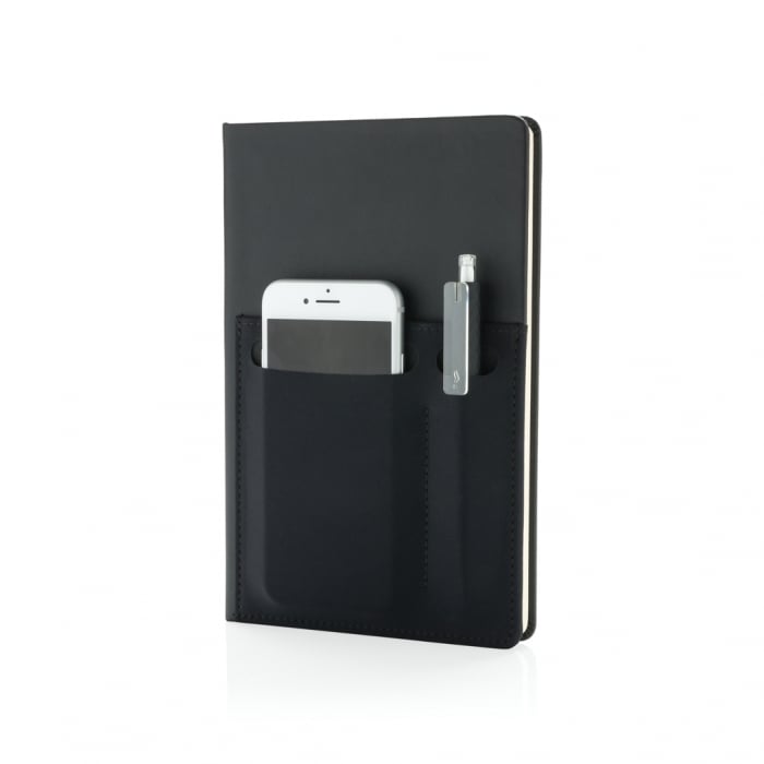 Agenda A5 Deluxe cu buzunare smart – 160 pagini, coperta tare PU [2]