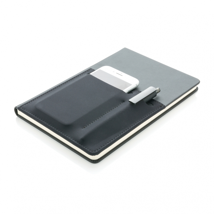 Agenda A5 Deluxe cu buzunare smart – 160 pagini, coperta tare PU [4]