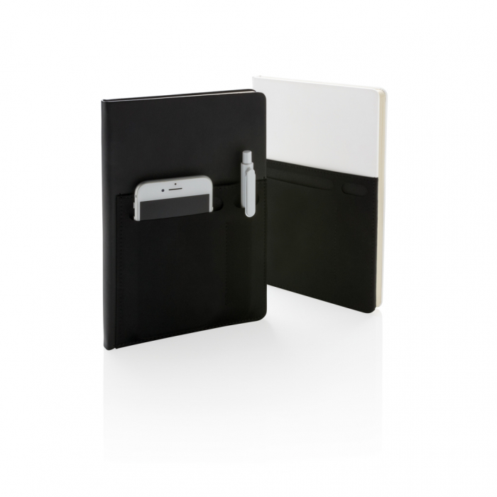 Agenda A5 Deluxe cu buzunare smart – 160 pagini, coperta tare PU [10]