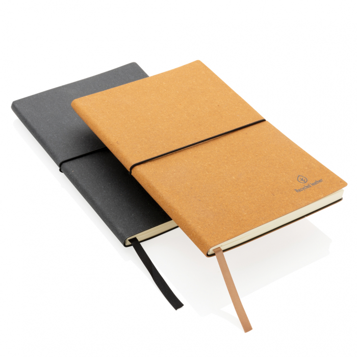 Carnet A5 piele reciclata GRS – coperta flexibila, 160 pagini eco [8]