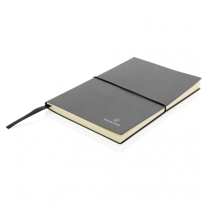 Carnet A5 piele reciclata GRS – coperta flexibila, 160 pagini eco [3]