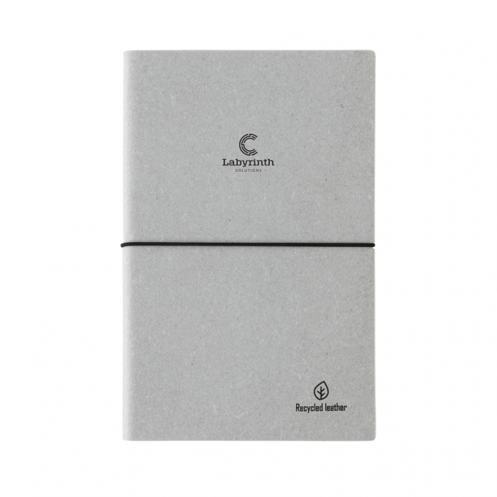 Carnet A5 piele reciclata GRS – coperta flexibila, 160 pagini eco [7]