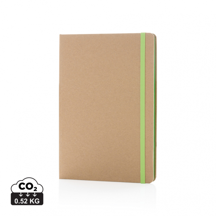 Agenda eco A5 cu coperta kraft si hartie ivory dictando – personalizabila [1]