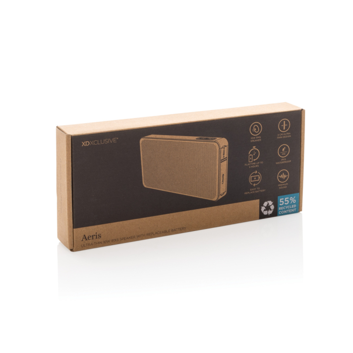 Boxa portabila Aeris RCS ultra-subtire 10W RMS, IPX5, USB-C, baterie detasabila [15]