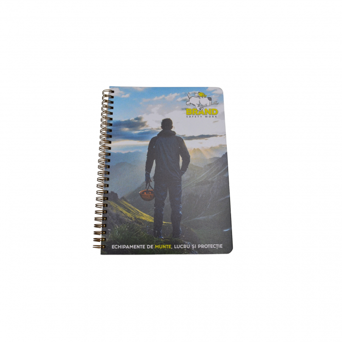 Agenda spira PVC transparent – personalizare, inserturi si buzunare [4]