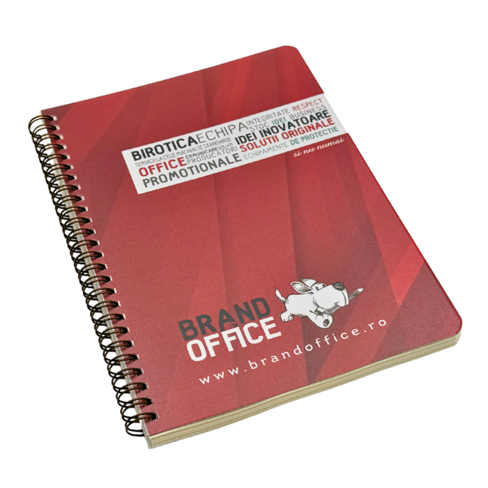 Agenda spira PVC transparent – personalizare, inserturi si buzunare [1]
